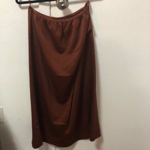 French connection wrap silky skirt